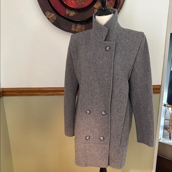 Vintage Jackets & Blazers - Vintage Fashionbilt Gray Wool Coat size 8